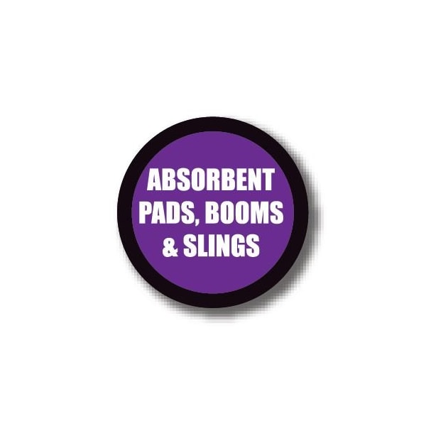 Ergomat 12in CIRCLE SIGNS - Absorbent Pads, Booms & Slings DSV-SIGN 144 #1501 -UEN - main